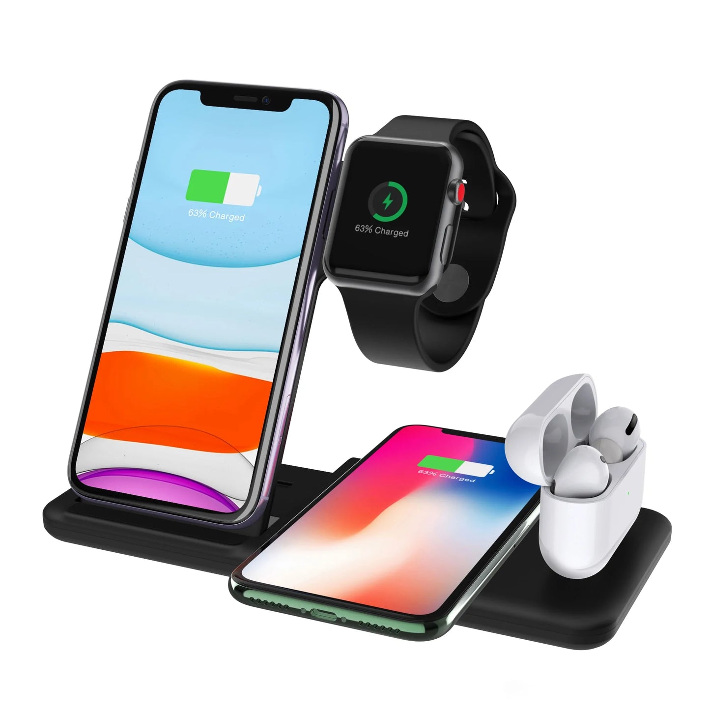 All-in-One Wireless Charging Hub for Apple Devices